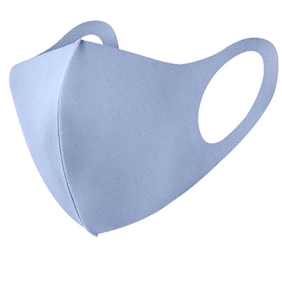 ❤️FREE W/ PURCHASE❤️ SET OF 2 LASER CUT FACE MASKS - BLUSH PINK & LT BLUE - Picture 9 of 9